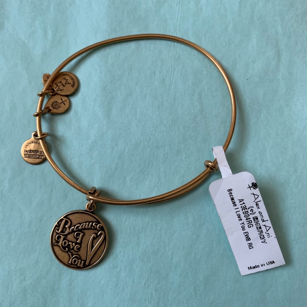 Alex and Ani ‘Because I Love You’ Gold Bracelet
